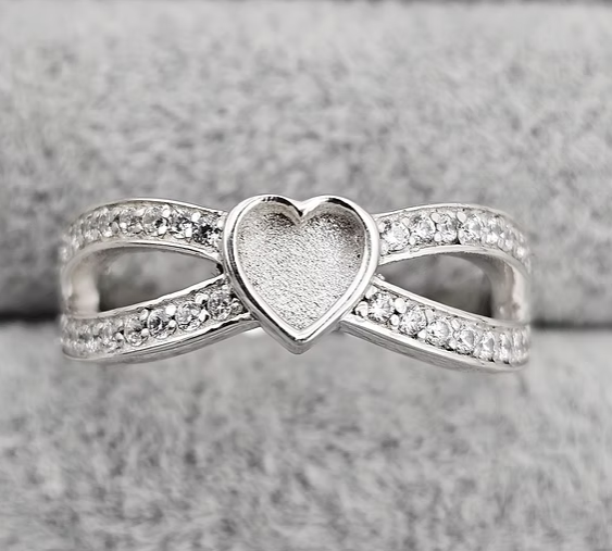 Memorial Infinite Heart Ring – Sterling Silver | Heartstones®