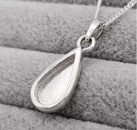 Memorial Teardrop Necklace – Sterling Silver | Heartstones®