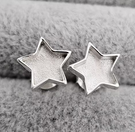 Memorial Star Earrings – Sterling Silver | Heartstones®