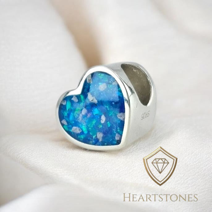 Memorial Heart Charm – Sterling Silver | Heartstones®