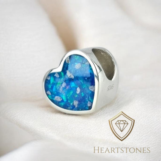 Memorial Heart Charm – Sterling Silver | Heartstones®