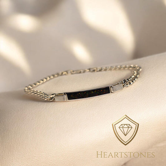 Memorial Curb Chain Bracelet – Sterling Silver | Heartstones®