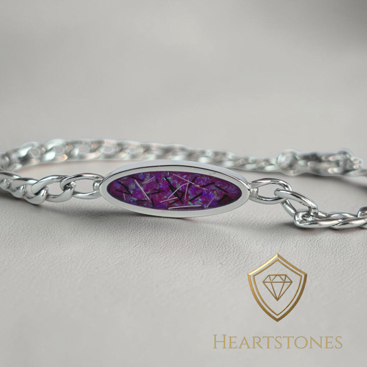 Memorial Oval Bracelet – Stainless Steel | Heartstones®