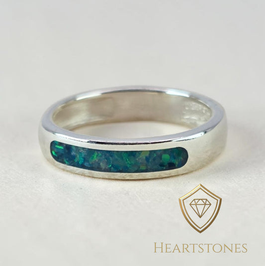 Memorial Front Channel Ring – Sterling Silver | Heartstones®