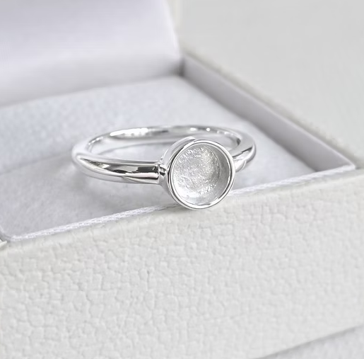 Memorial Soft Round Ring – Sterling Silver | Heartstones®