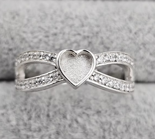Memorial Infinite Heart Ring – Sterling Silver | Heartstones®