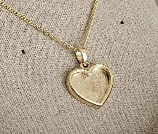 Memorial Heart Necklace  – 9ct Gold | Heartstones®