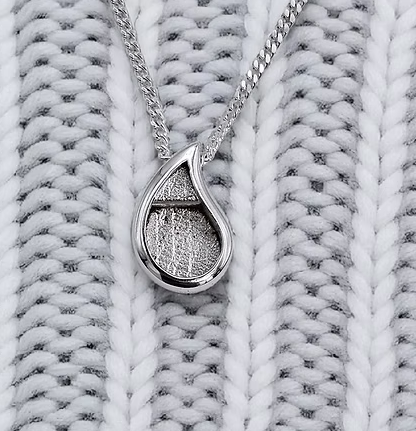 Memorial Milk Drop Necklace – Sterling Silver | Heartstones®