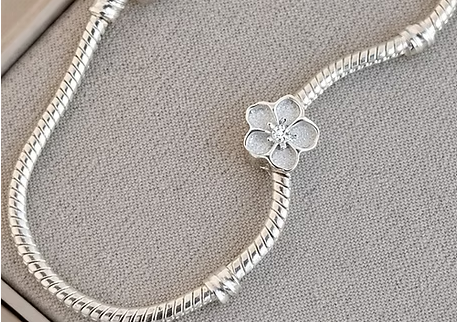 Memorial Forget Me Not Charm – Sterling Silver | Heartstones®