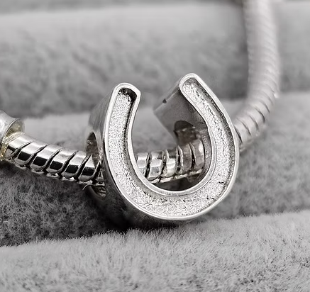 Memorial Horseshoe Charm – Sterling Silver | Heartstones®