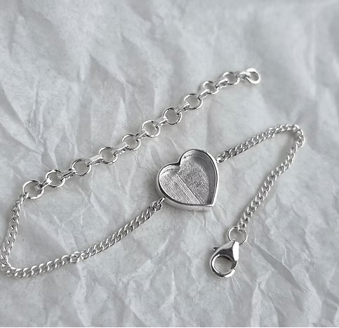 Memorial Heart Bracelet – Sterling Silver | Heartstones®