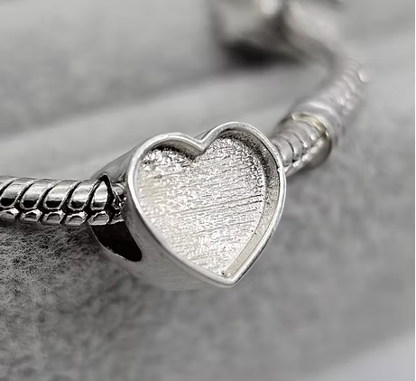 Memorial Heart Charm – Sterling Silver | Heartstones®